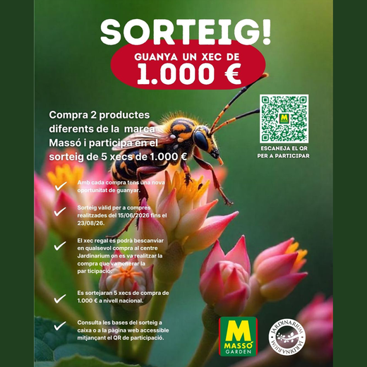 "🌿🐛 Aquest estiu, cuidar el teu jardí té premi! 🐛🌿