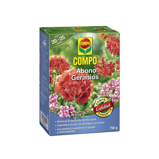 Abono geranios 8 x 750gr Compo®