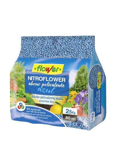 ABONO NITROFLOWER AZUL 2.5KG