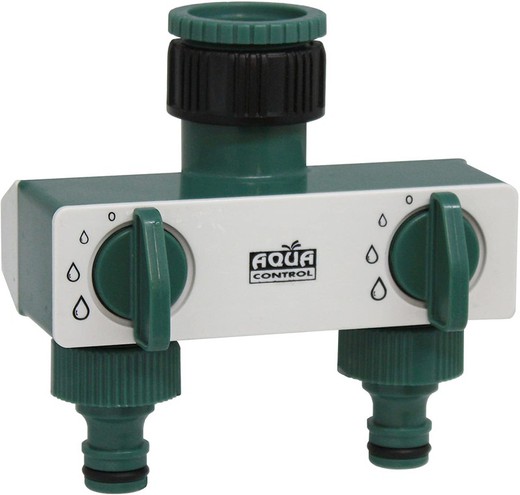 Adaptador para grifo con 2 salidas Aqua Control