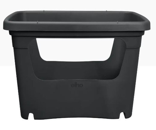 Caja de cultivo Green Basics Stack&Grow large en color negro Elho®