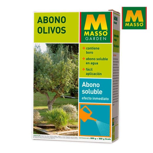 Fertilizante granulado olivos 1kg Masso Garden
