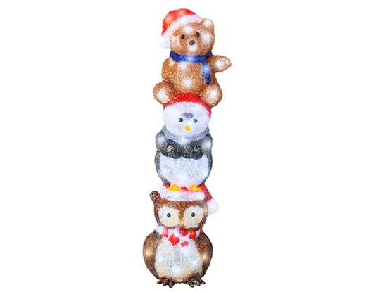 Figura LED en forma de animales l19.50-w19.00-h63.00cm-80l color blanca fria