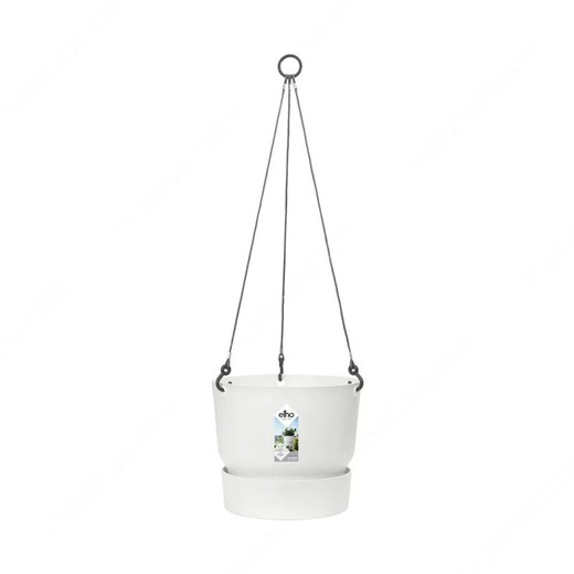 Maceta colgante Greenville 24cm en color blanco Elho®