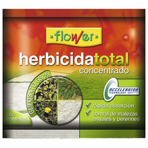 Herbicida total concentrado Sistemico 25 + 25 ml Flower