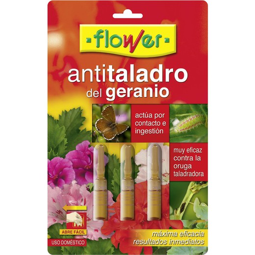 Insecticida antitaladro del geranio Flower