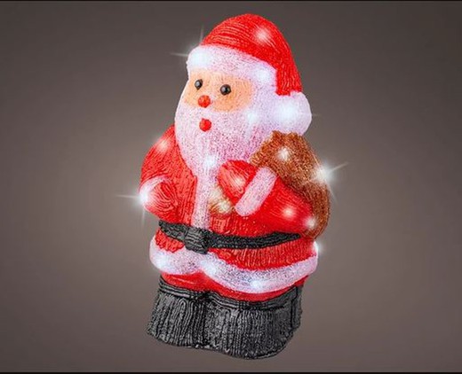 LED Santa Acrílico Steady BO Outdoor