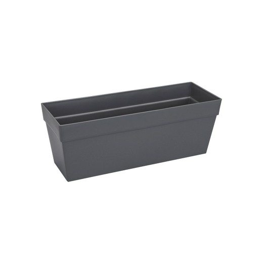 Maceta loft urban trough 50cm color gris cálido Elho®