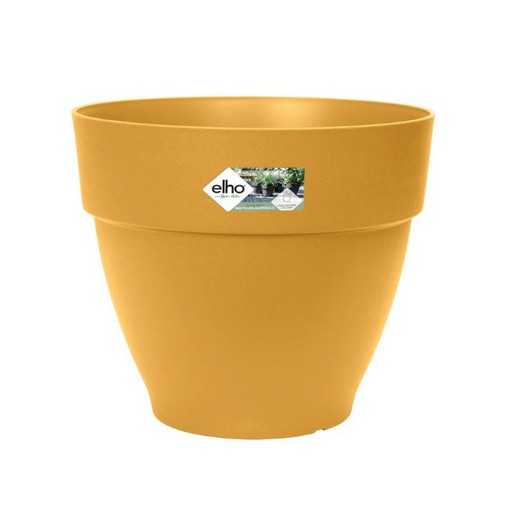 Maceta Vibia campana redonda 30cm color amarillo Elho®