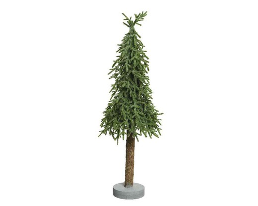 Mini árbol brillo interior dia23.00-H75.00cm color Green