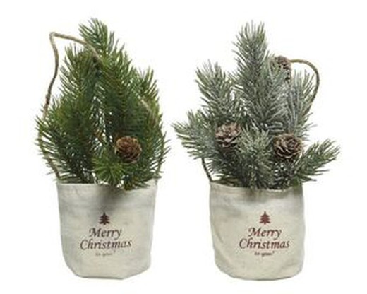 Mini arbol piñas dia8.00-L22.00-H8.00cm color Assorted