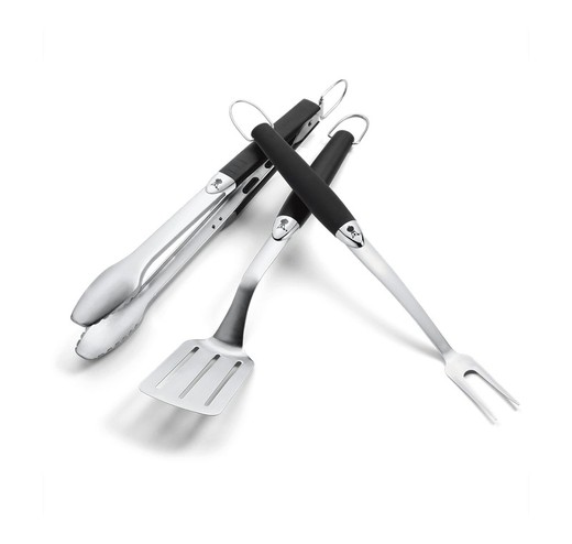 Set utensilios de acero inoxidable Weber