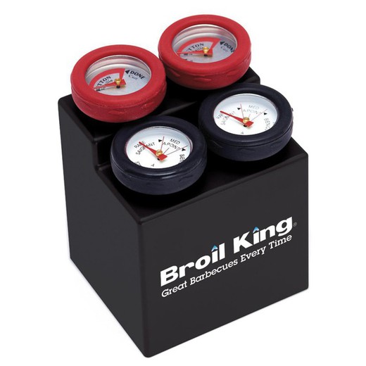 Set de 4 mini termómetros  Broil King®