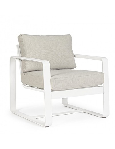 Sillón con cojines Merrigan Blanco YK11