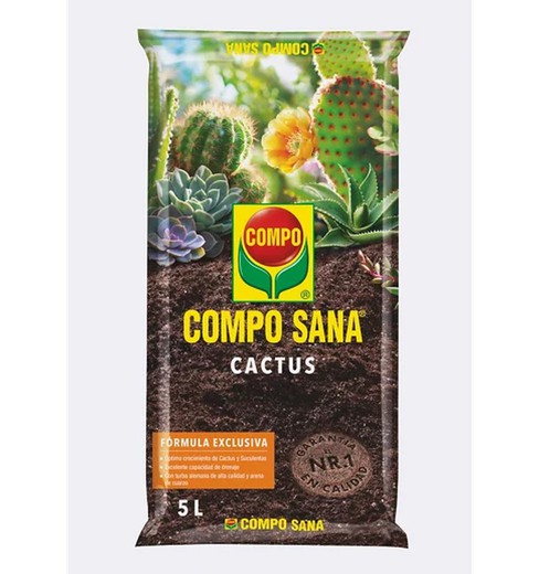 Substrato para cactus 5 litros Compo®