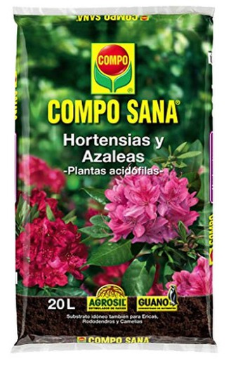 Subtrato para hortensias y azaleas 20 litros Compo®