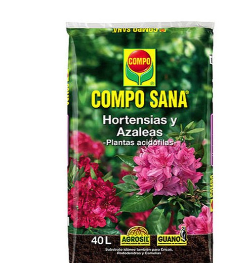 Subtrato para hortensias y azaleas 40 litros Compo®