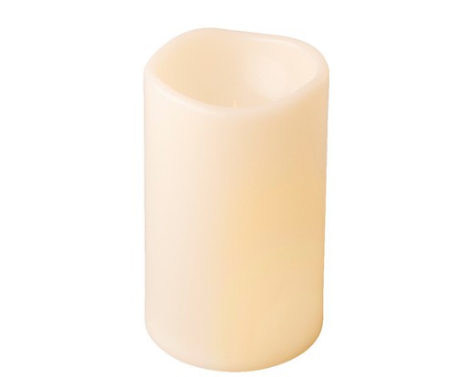 Vela led de plástico Fija Bo Exterior dia 2.50-H20.00CM-1L Cream/warm white