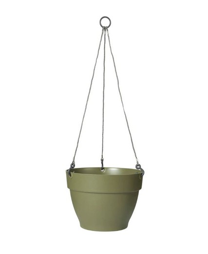 Maceta colgante vibia campana 26cm color verde Elho®