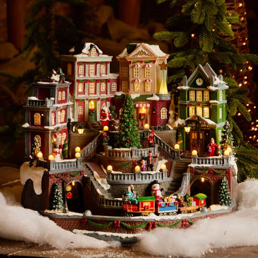 Pueblos y Carruseles Navideños