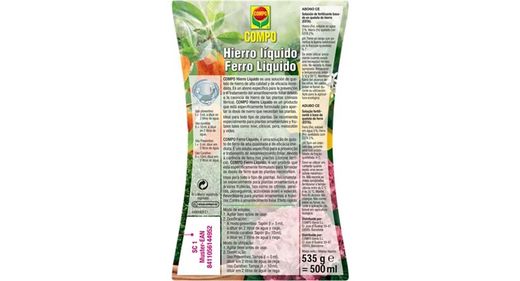 Abono hierro líquido 0.5L Compo®