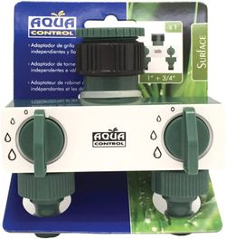 Adaptador para grifo con 2 salidas Aqua Control