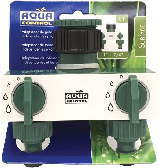 Adaptador para grifo con 2 salidas Aqua Control