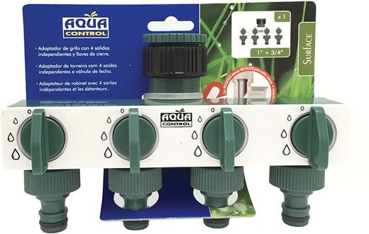 Adaptador para grifo con 4 salidas Aqua Control