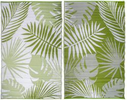 Alfombra de jardín estampado hojas 241×152cm