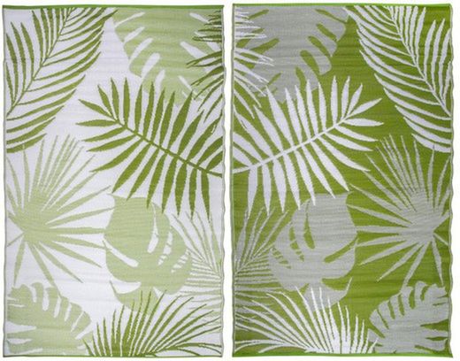 Alfombra de jardín estampado hojas 241×152cm