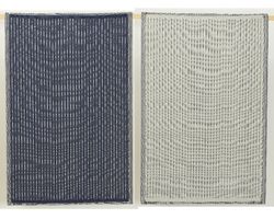 Alfombra sintética patrón de rayas 180cm x120cm