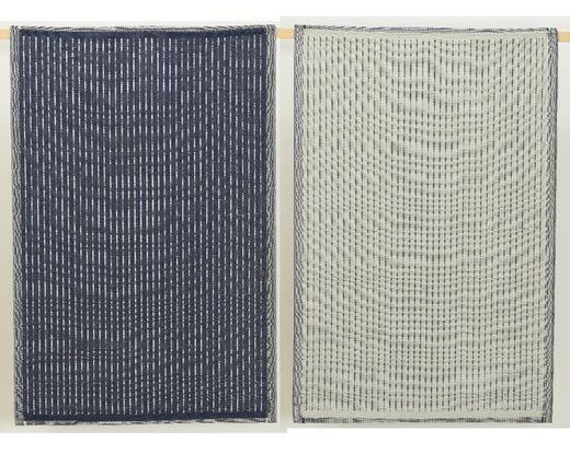 Alfombra sintética patrón de rayas 180cm x120cm