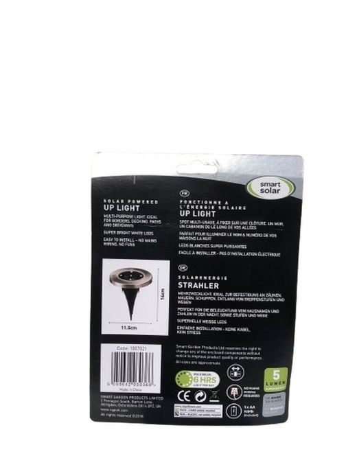 Aplique Uplicht 15 lumens Smart Solar