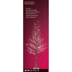 LED xmas tree w snow outd