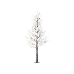 LED xmas tree w snow outd