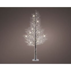 LED xmas tree w snow outd
