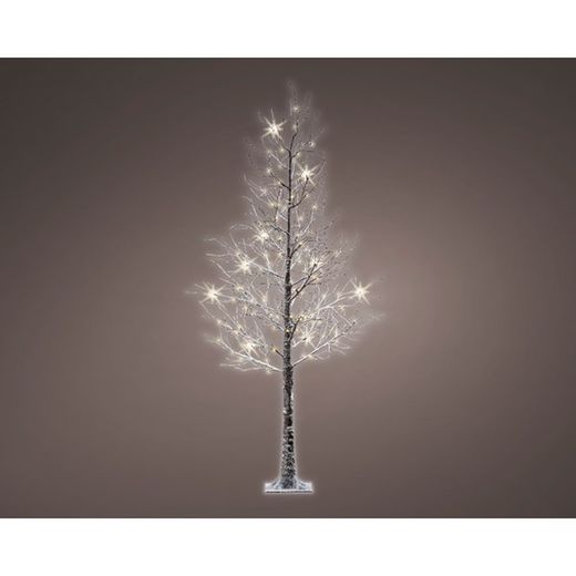 LED xmas tree w snow outd