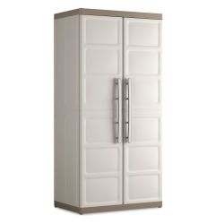 ARMARIO EXEELLENCE ESCOBERO 45X65X182 GRIS/ARENA