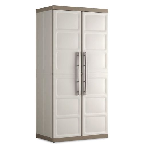 ARMARIO EXEELLENCE ESCOBERO 45X65X182 GRIS/ARENA
