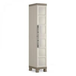 Armario Excellence Keter de 1 puerta en color arena / gris
