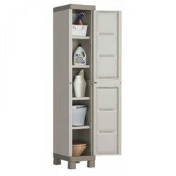 Armario Excellence Keter de 1 puerta en color arena / gris