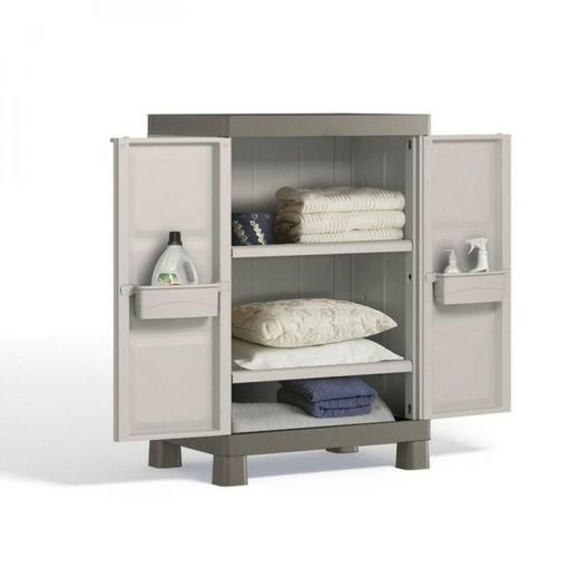 Armario bajo Excellence Keter color arena / gris