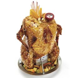 Asador de pollos con termometro Broil King®