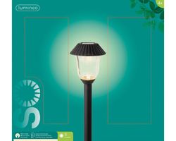 Baliza con luz solar 31.5cm blanco cálido Lumineo