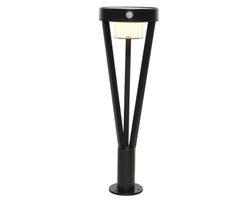 Baliza con luz solar para exterior 50cm