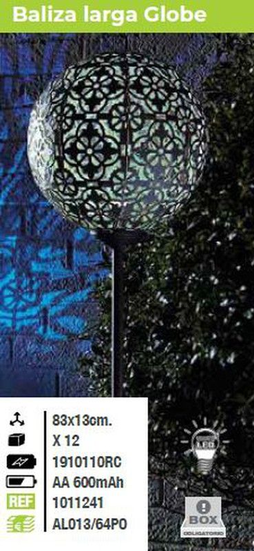 Baliza Large Silhoutte Globes Smart Solar