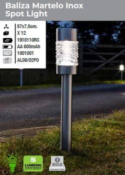 Baliza Martelli Steel Smart Solar