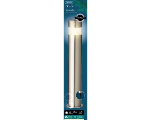 Baliza solar de 50cm color cálido Lumineo