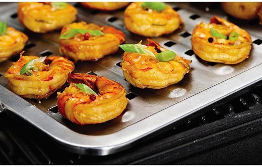 Bandeja plana topper acero inox. Broil King