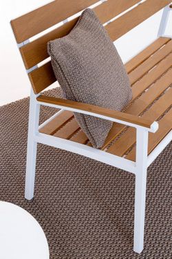 Banco Isak color blanco SJ60  Bizzotto